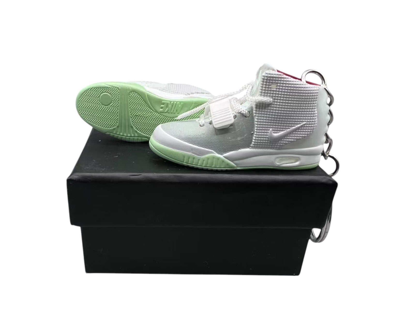 【Pure Platinum】YZY 2 Shoe Keychain image 0