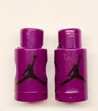 Nike Air Jordan VI Lace Locks Purple Base Black Jumpman image 1