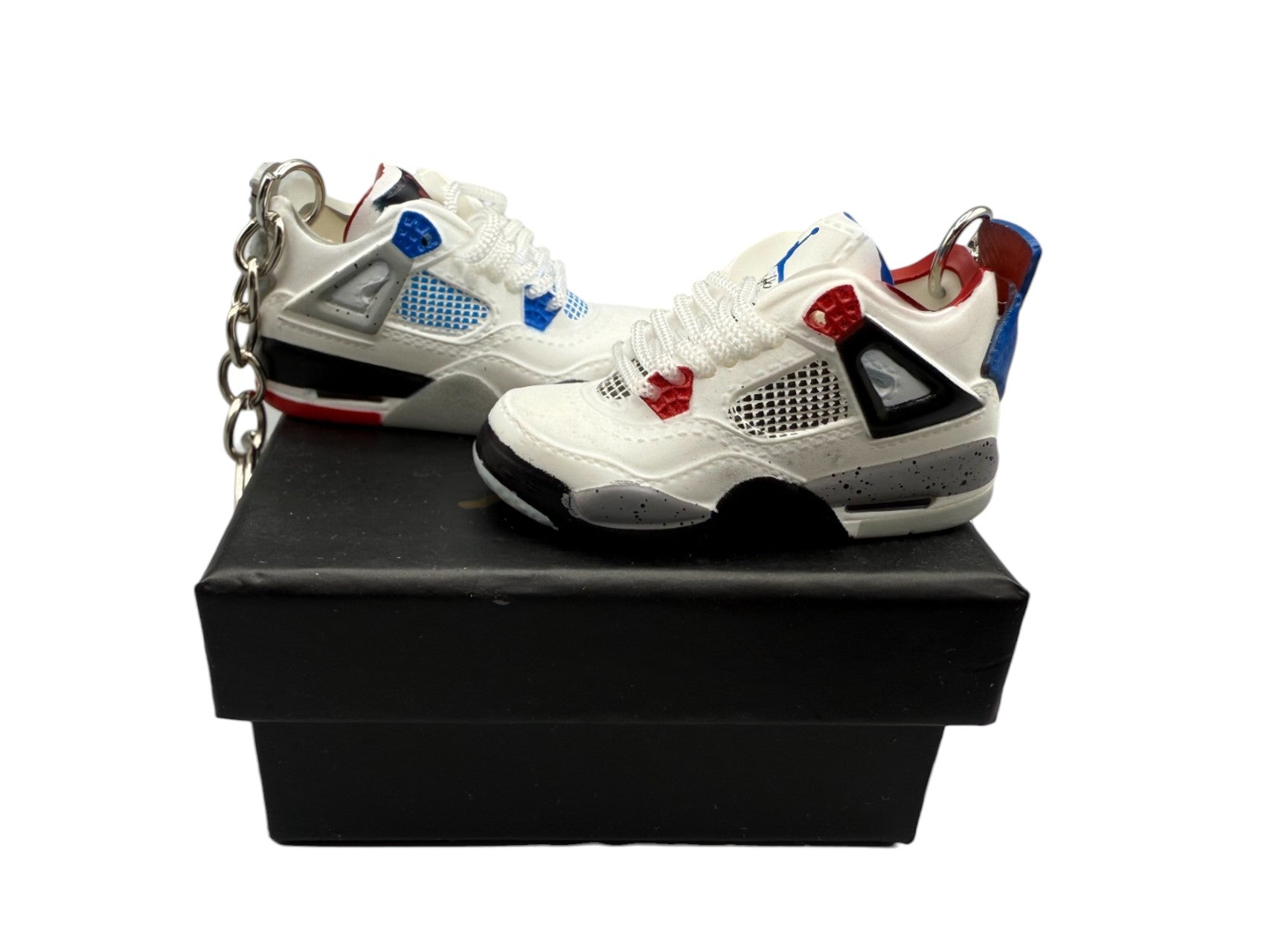 【What The】Air Jordan 4 Shoe Keychain image 0