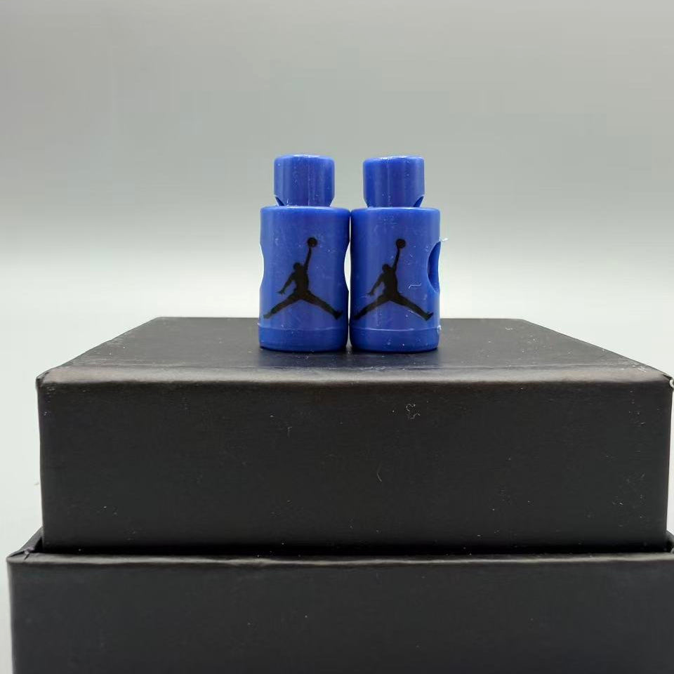 Replacement Jordan Lace Locks (Royal Blue/Black)