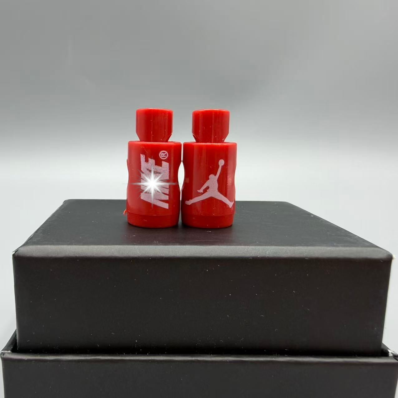 Replacement Jordan Lace Locks (Red/White)