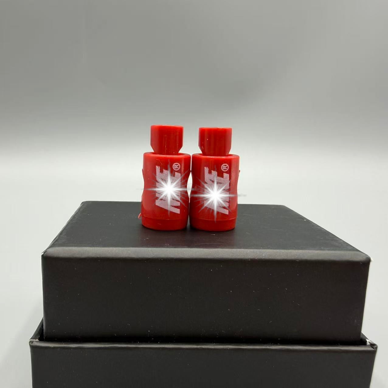 Replacement Jordan Lace Locks (Red/White Wording)