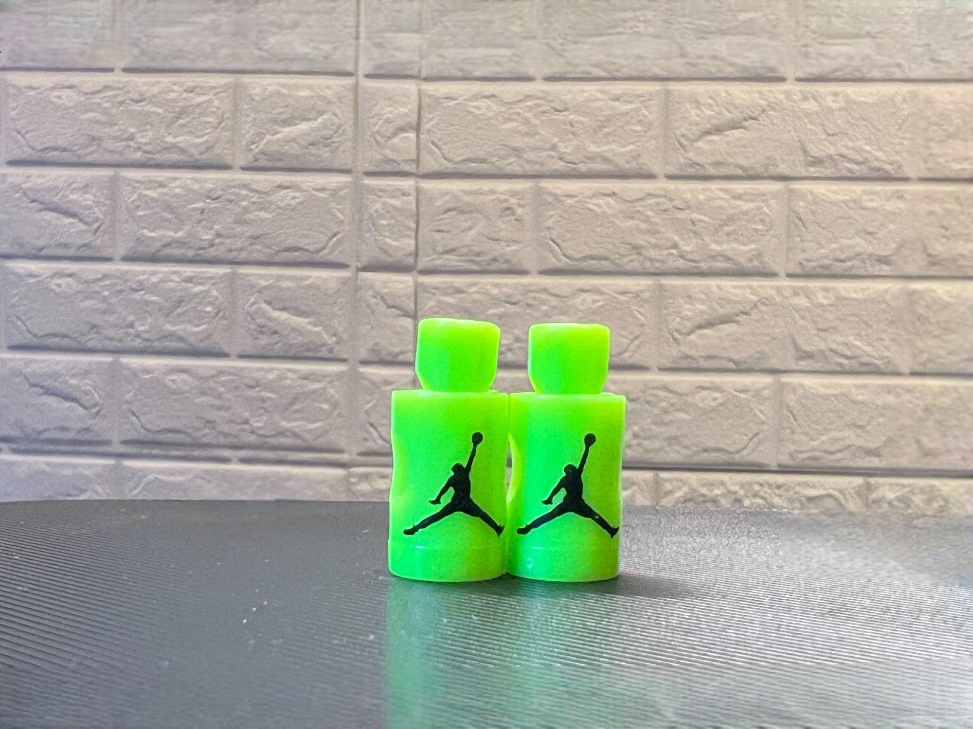 Replacement Jordan Lace Locks (Neon Green/Black)