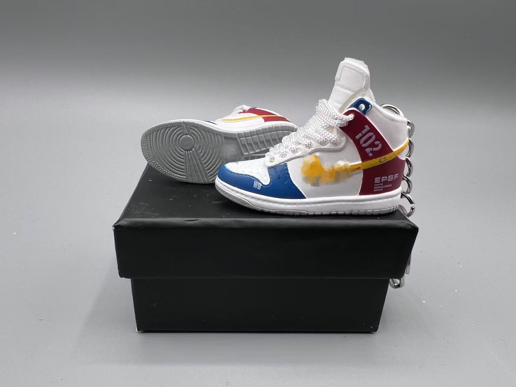 1:6 Scale Mini Sneaker – Doll Wear or Keychain – "GS"