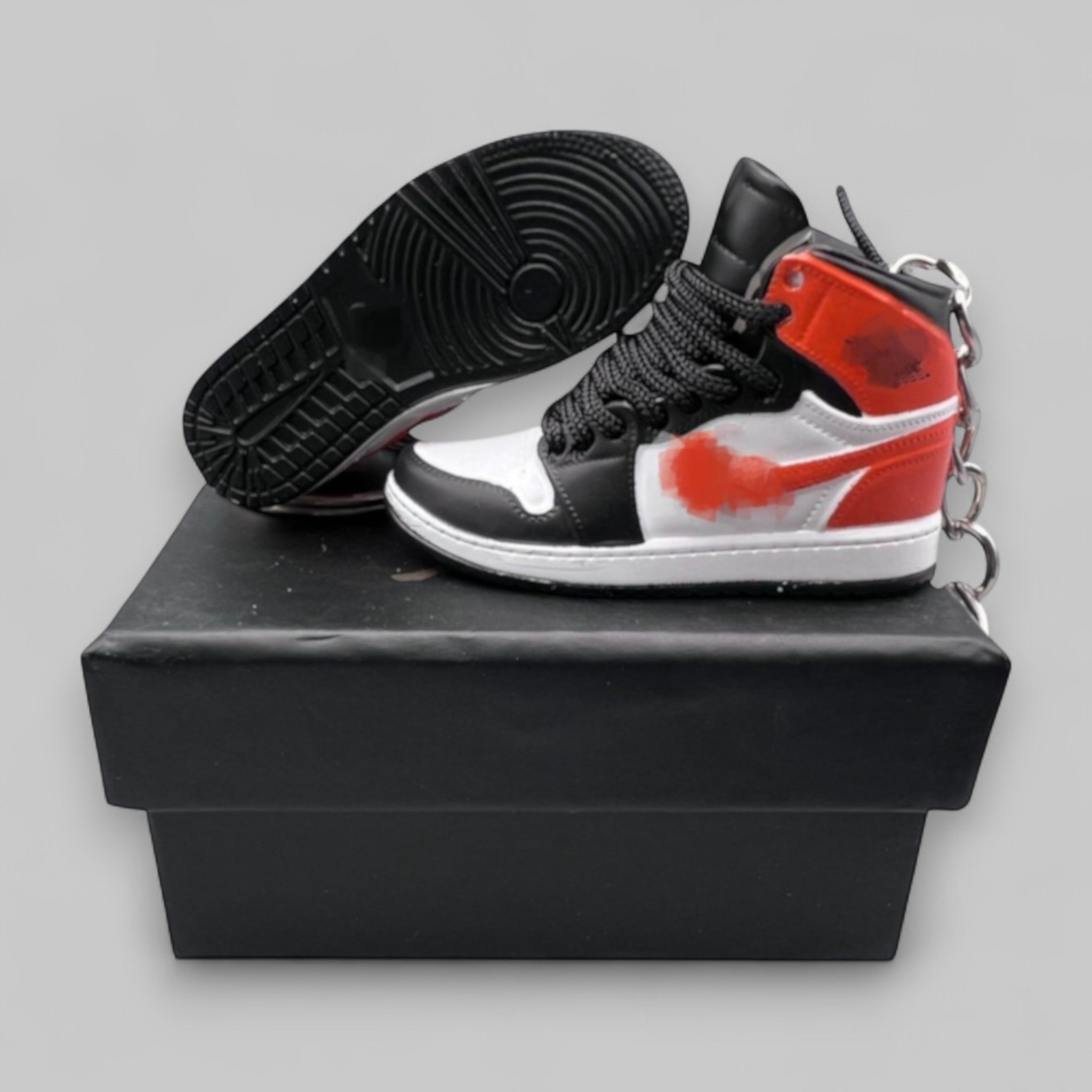 1:6 Scale Mini Sneaker – Doll Wear or Keychain - "Shattered Backboard"