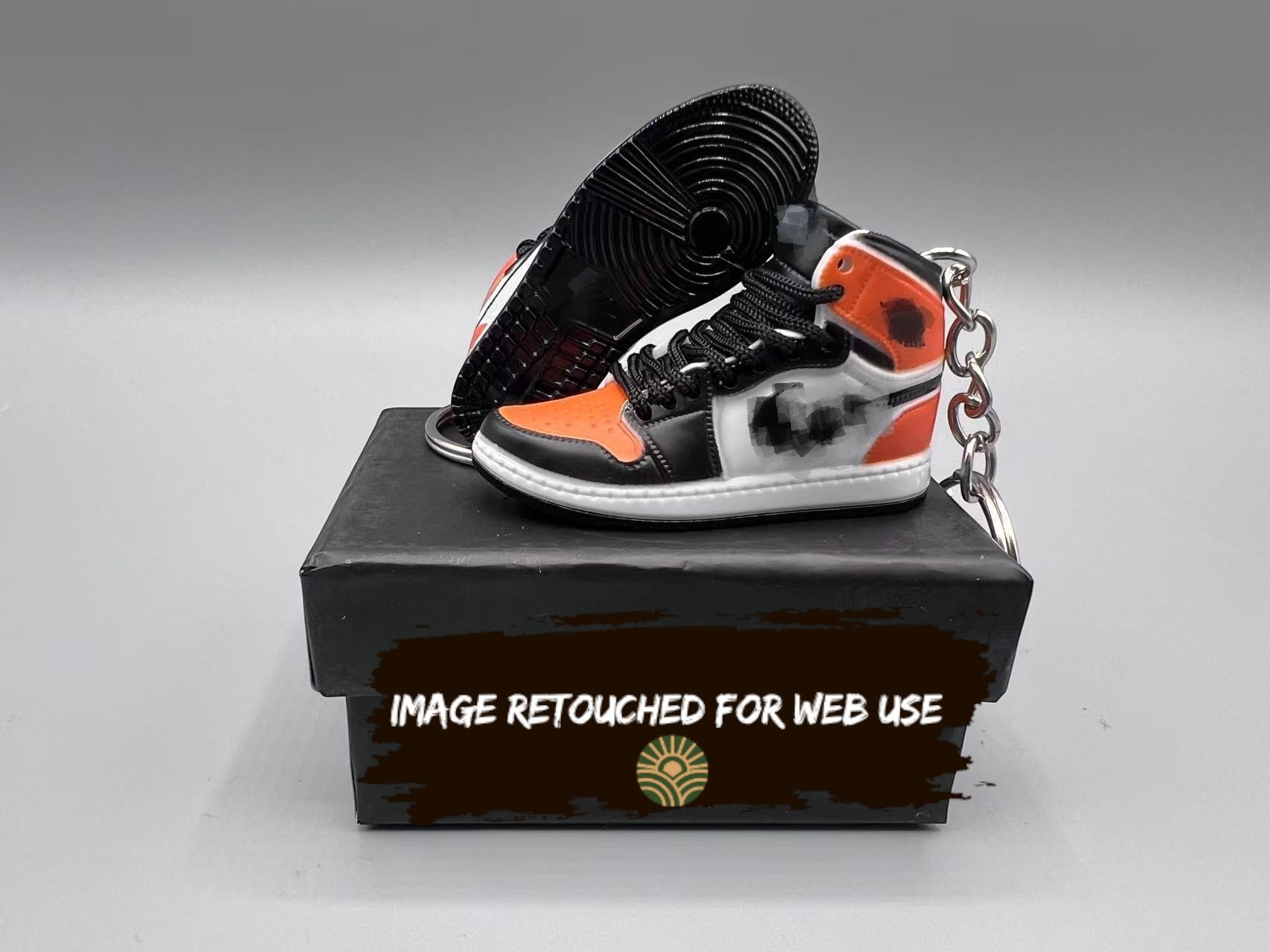 1:6 Scale Mini Sneaker – "Orange Toe"