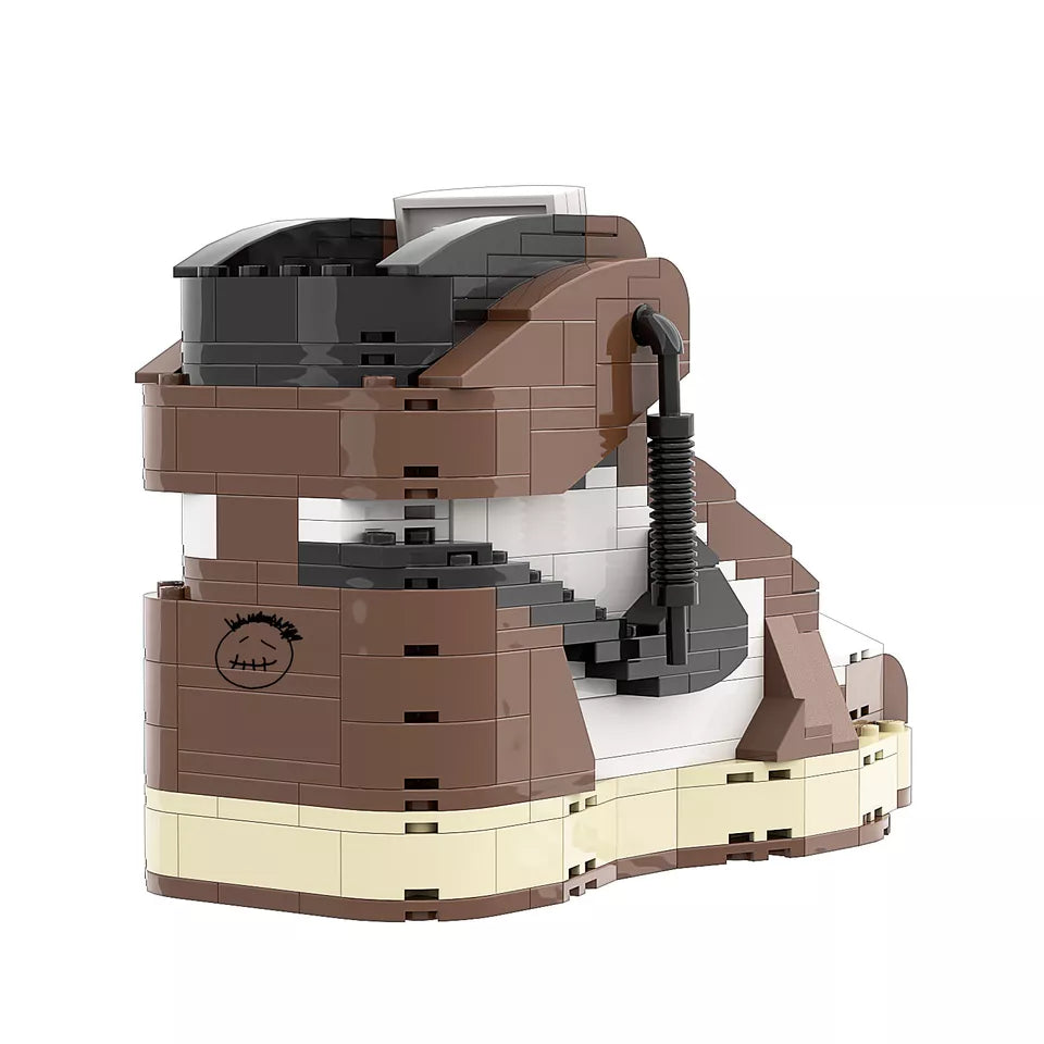 【Travis Scott Mocha High 】AJ1 Bricks/Building Blocks/None Lego But Compatible image 5