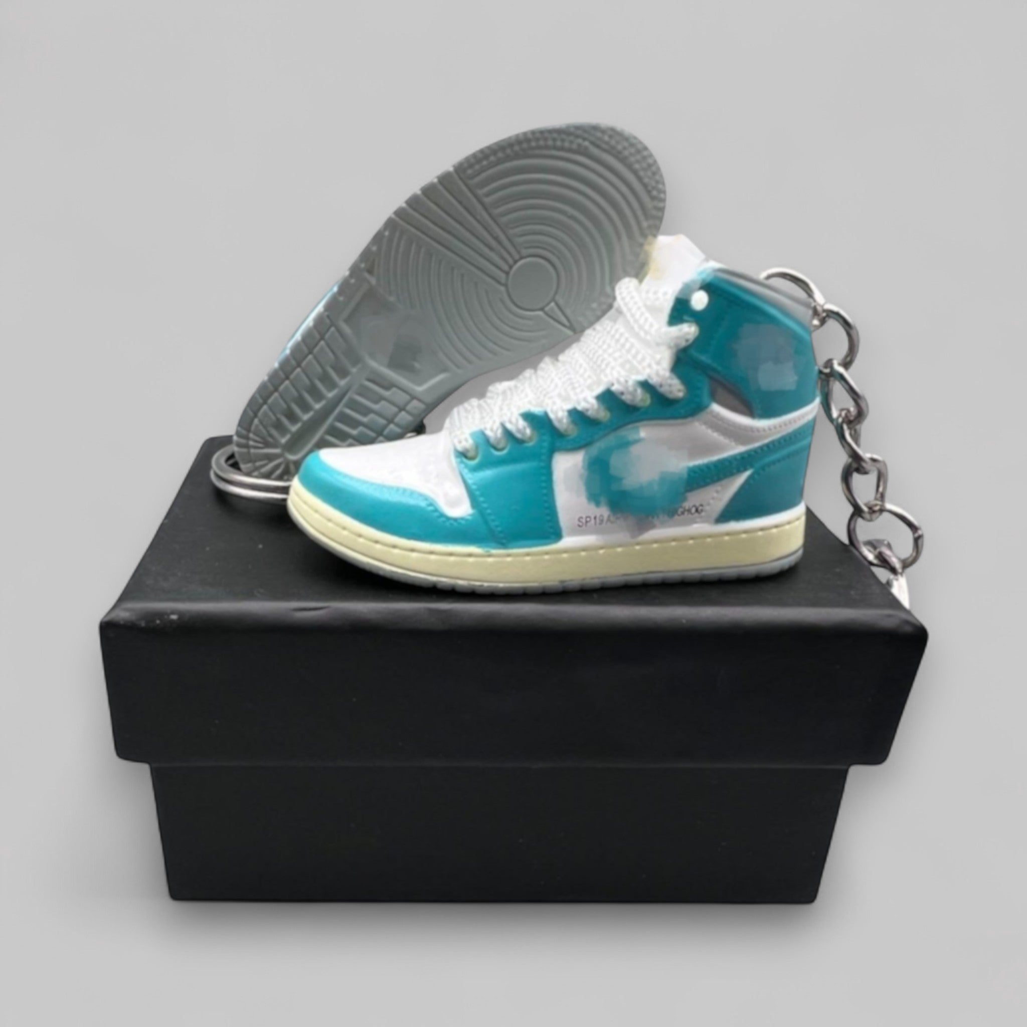 1:6 Scale Mini Sneaker – Doll Wear or Keychain - "Turbo Green"