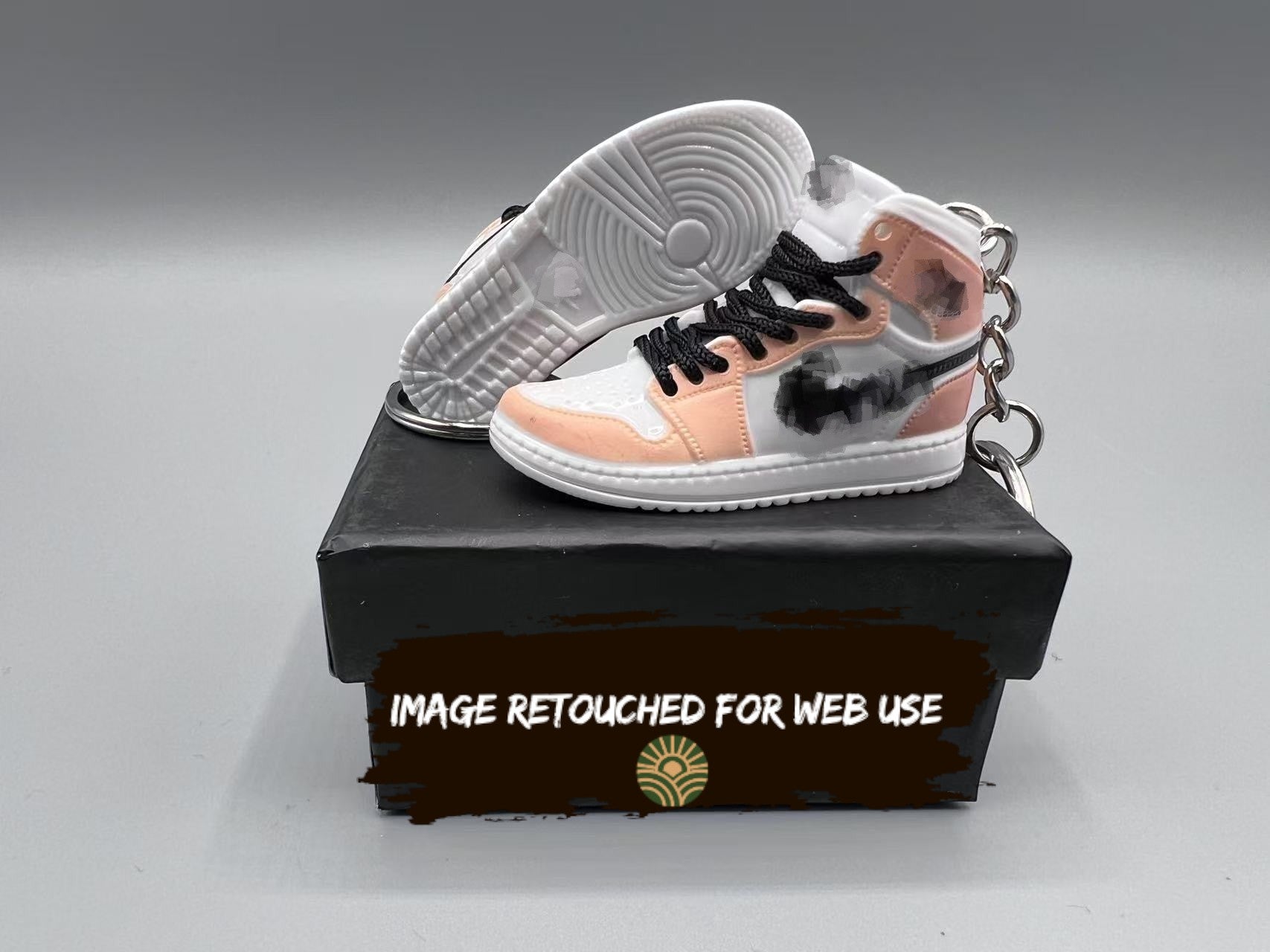 1:6 Scale Mini Sneaker – "Peach Pink"