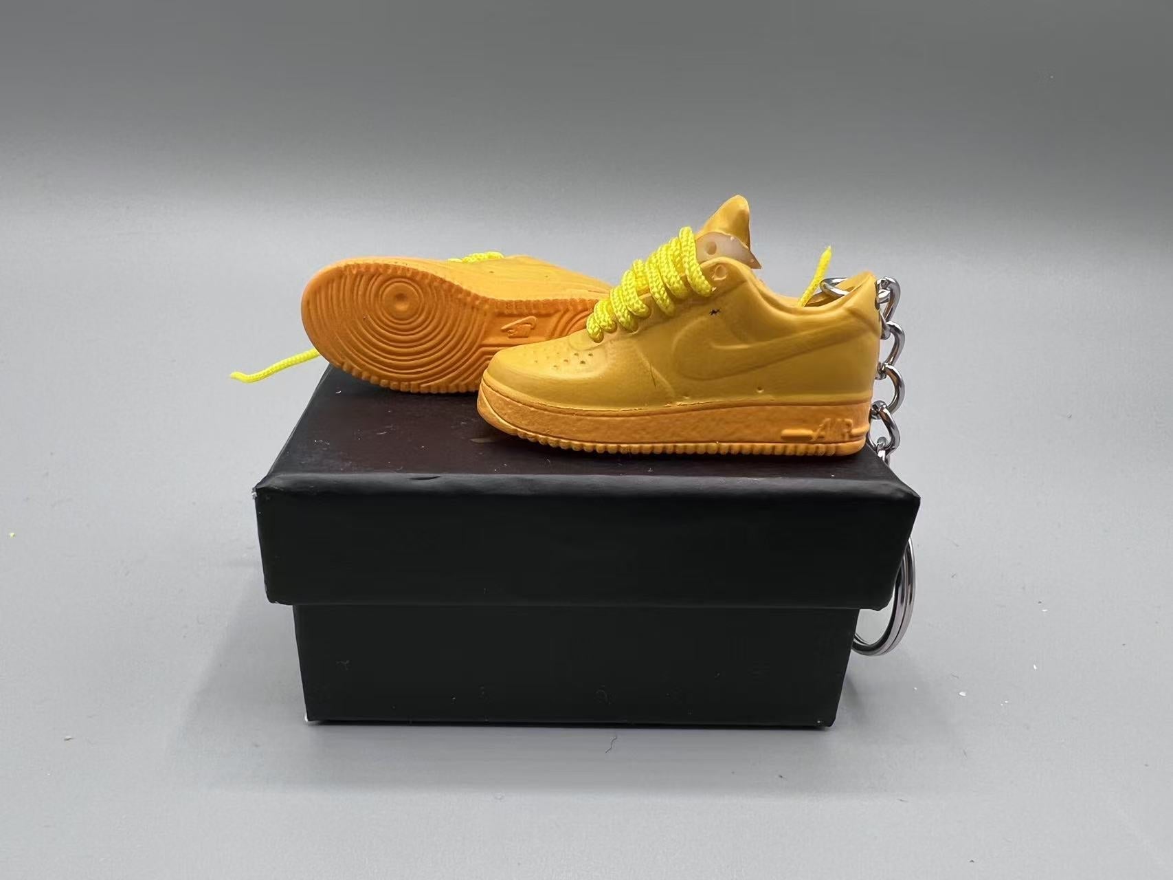 1:6 Scale Mini Sneaker – Doll Wear or Keychain - "Flax Wheat"