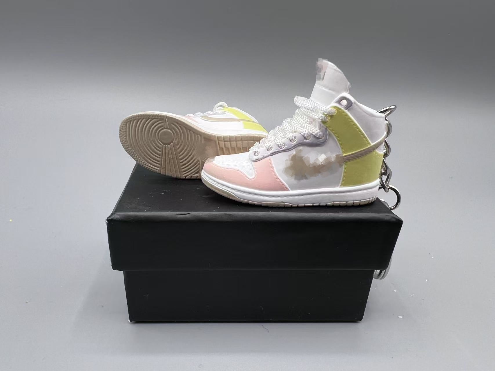 1:6 Scale Mini Sneaker – Doll Wear or Keychain – "Lemon Twist"