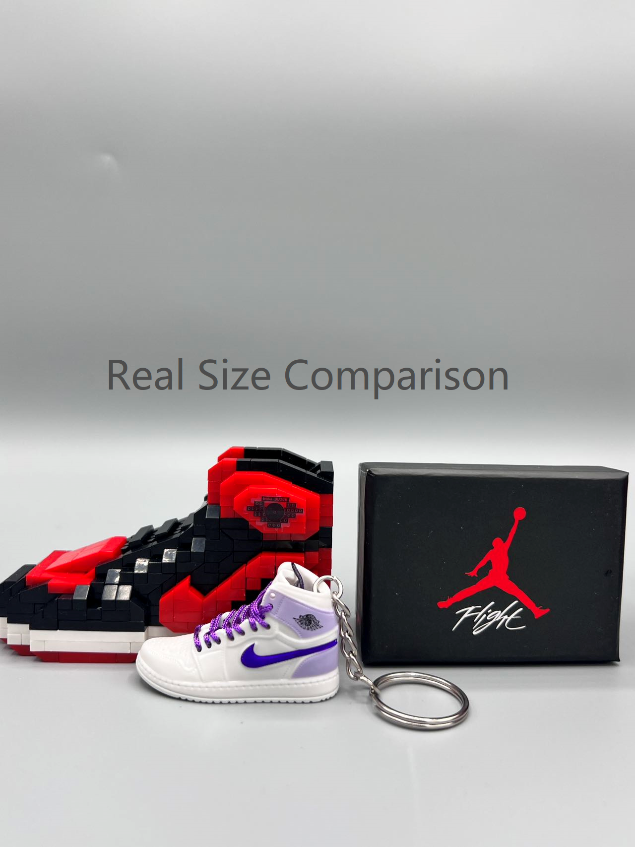 Mini Sneaker Building Blocks With Matching Shoe Keychain image 3