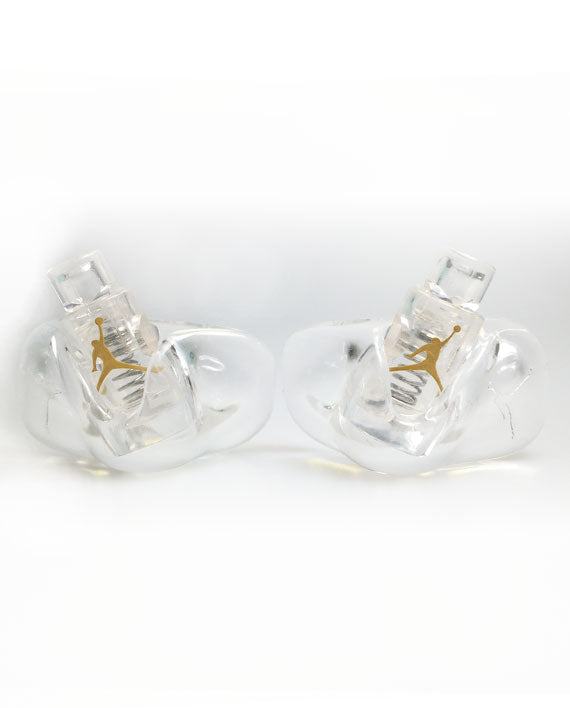 Replacement Jordan Lace Locks (Clear/Yellow)