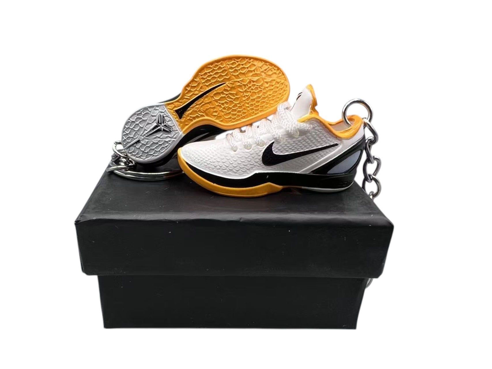 【Playoff Pack White Del Sol】Kobe 6 Protro Sneaker Keychain image 0