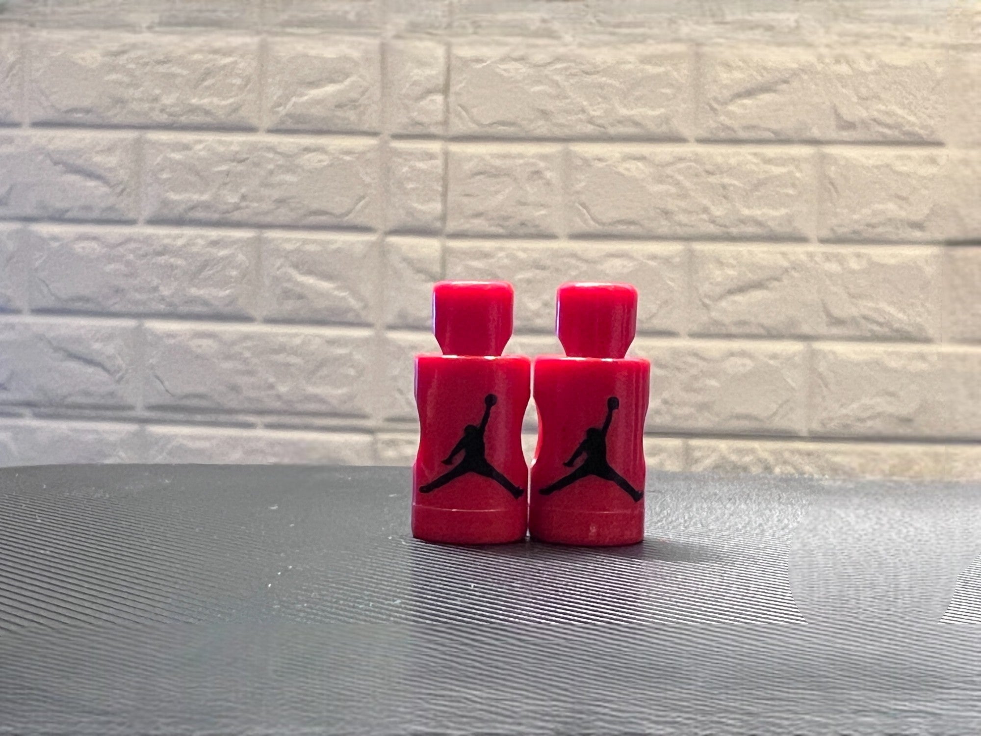 Replacement Jordan Lace Locks (Red/Black)