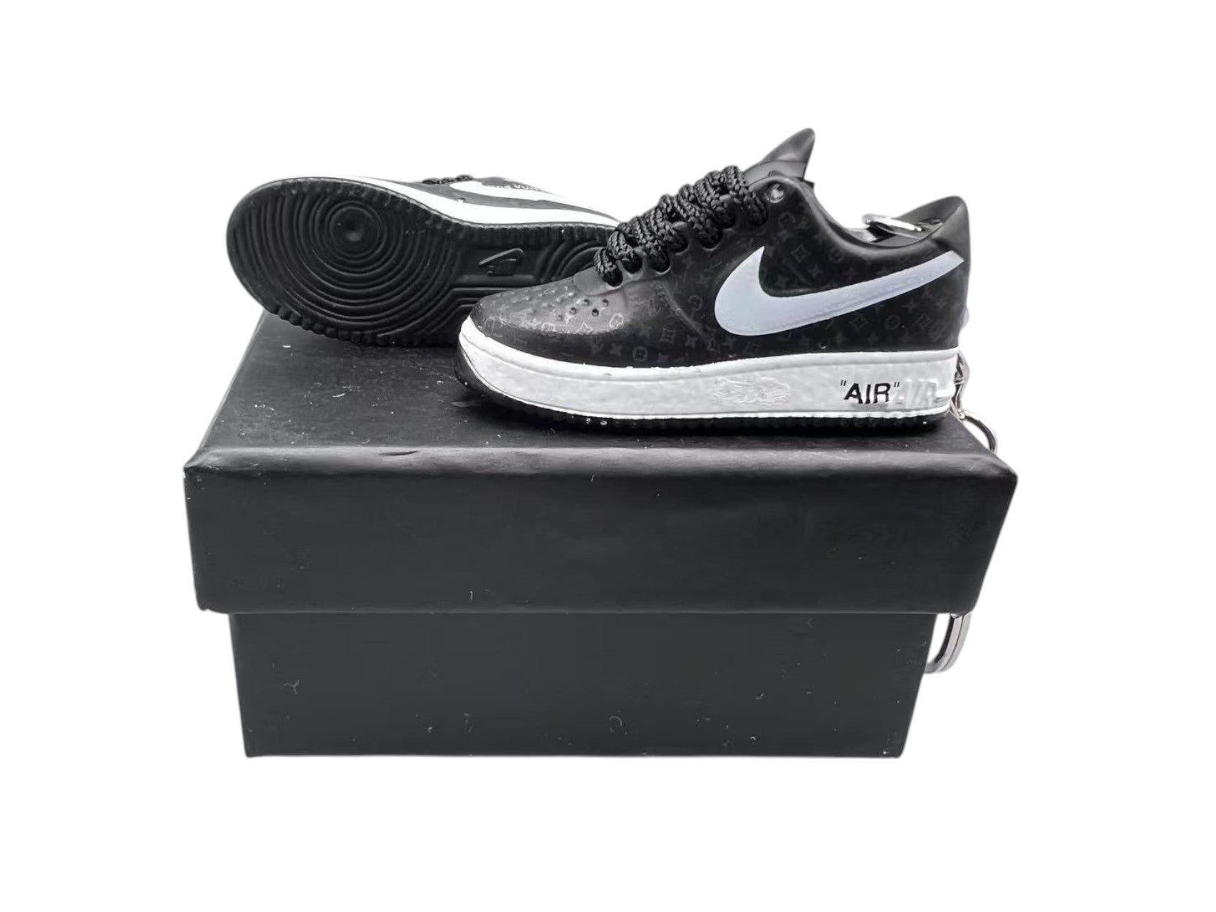 【Friends and Family Black x L.V】Air Force 1 Shoe Keychain image 0