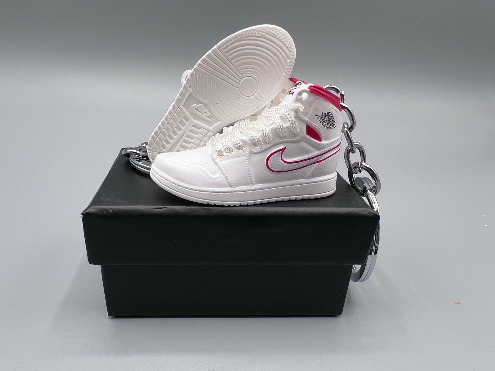 1:6 Scale Mini Sneaker – Doll Wear or Keychain - "Phantom Gym Red"