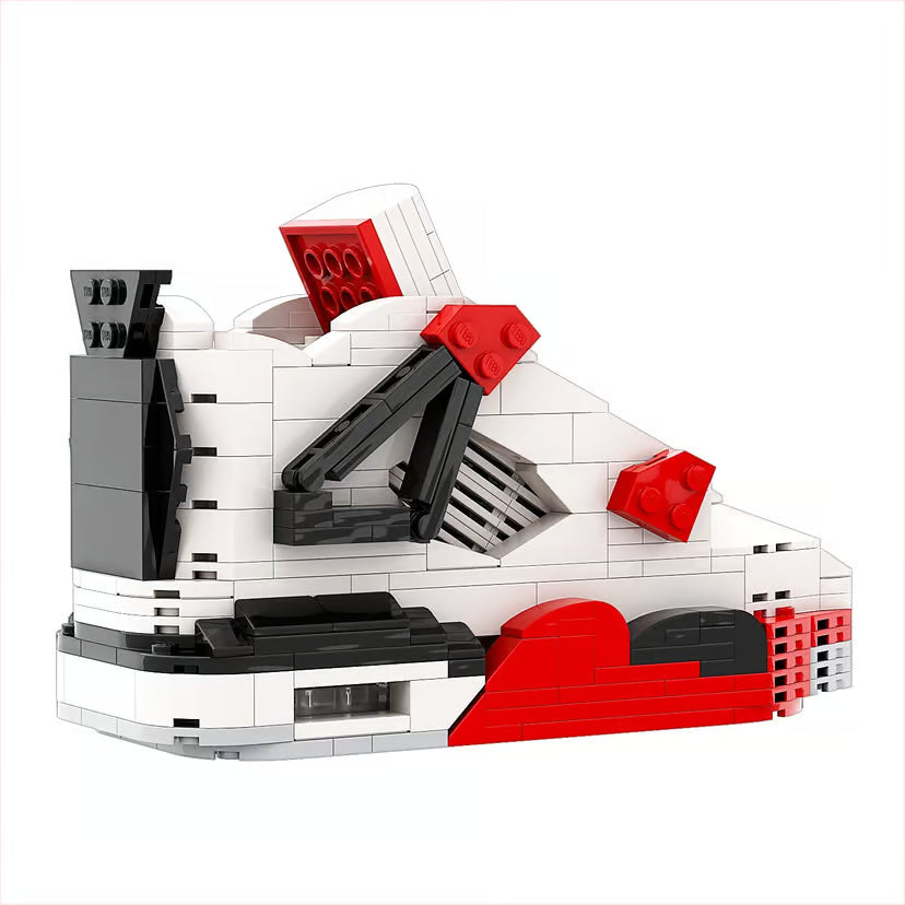 【Fire Red】Jordan 4 Bricks/Building Blocks/Lego image 6