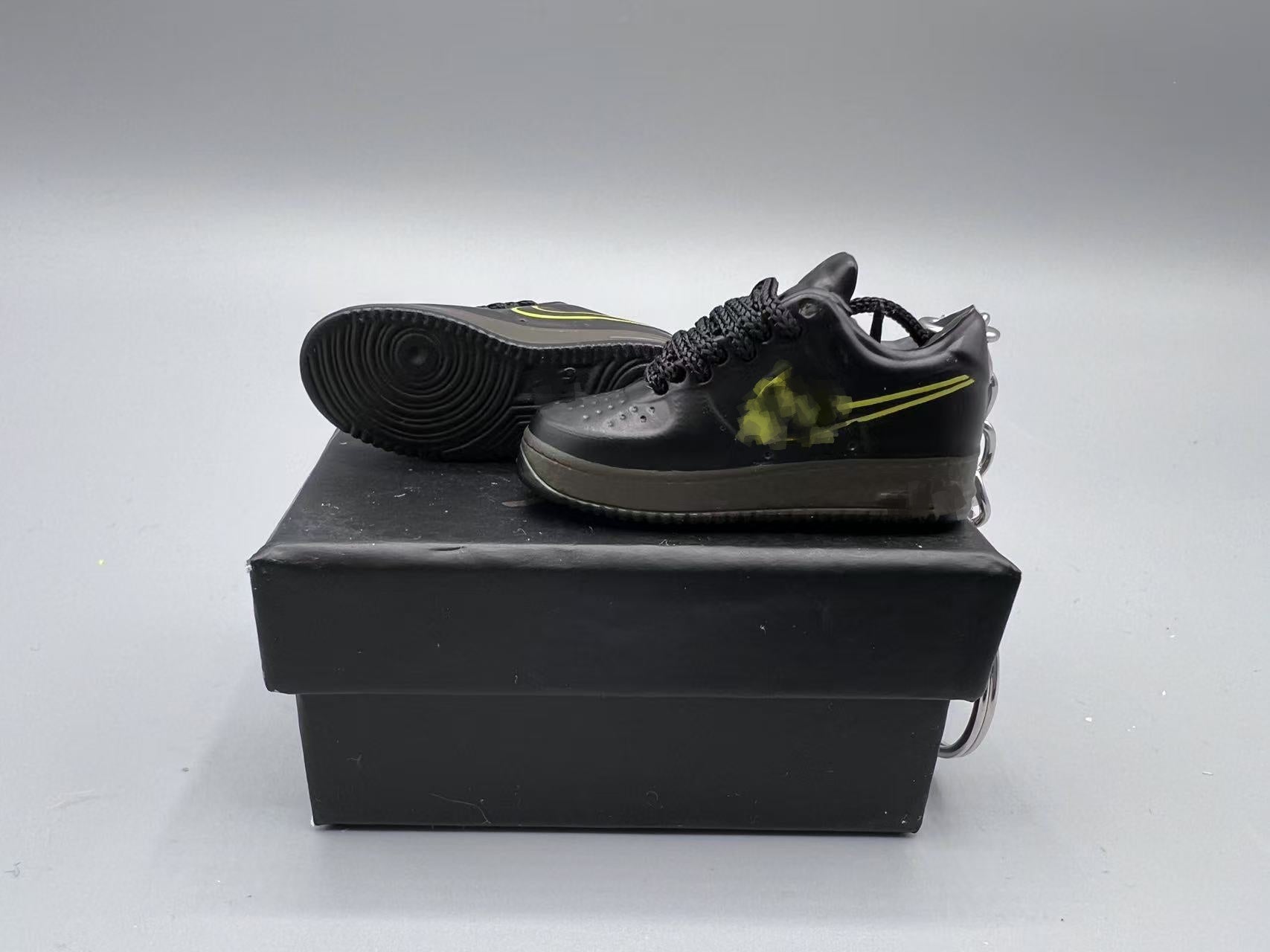 1:6 Scale Mini Sneaker – Doll Wear or Keychain - "Sport Heritage Venom Black"