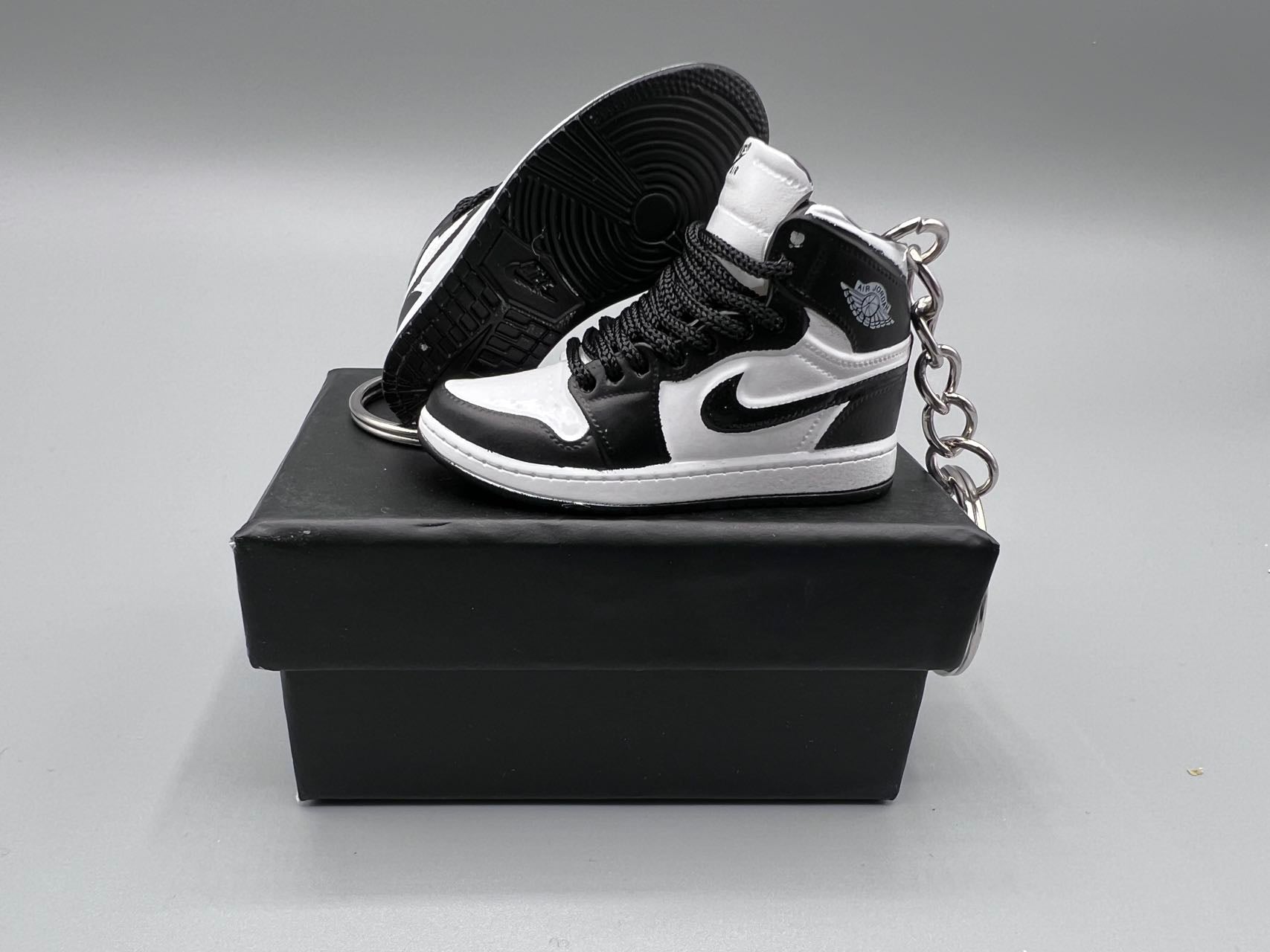 1:6 Scale Mini Sneaker – Doll Wear or Keychain - "85 OG Black White"