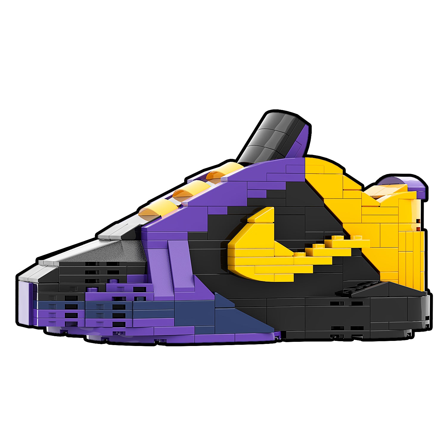 "LAKERS" Inspired Kobe 5 Bricks / Building Blocks Set