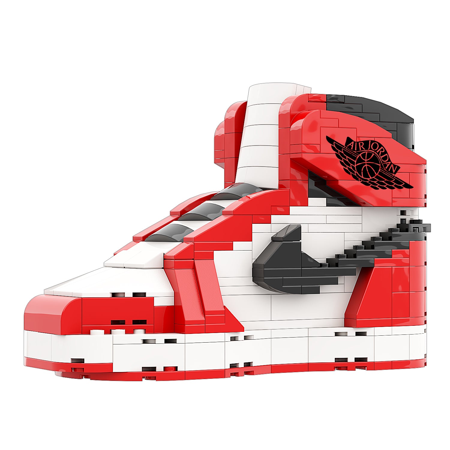 "Chicago" Inspired Air Jordan 1 Bricks / Building Blocks Set