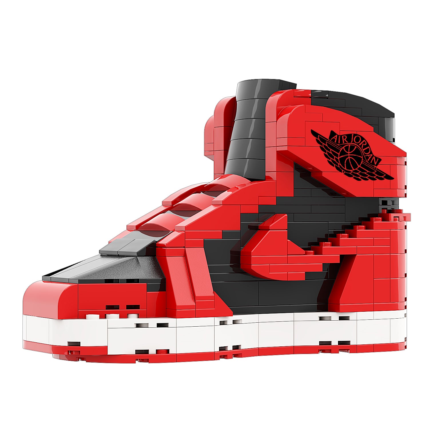 "85 OG Varsity Red" Inspired Air Jordan 1 Bricks / Building Blocks Set