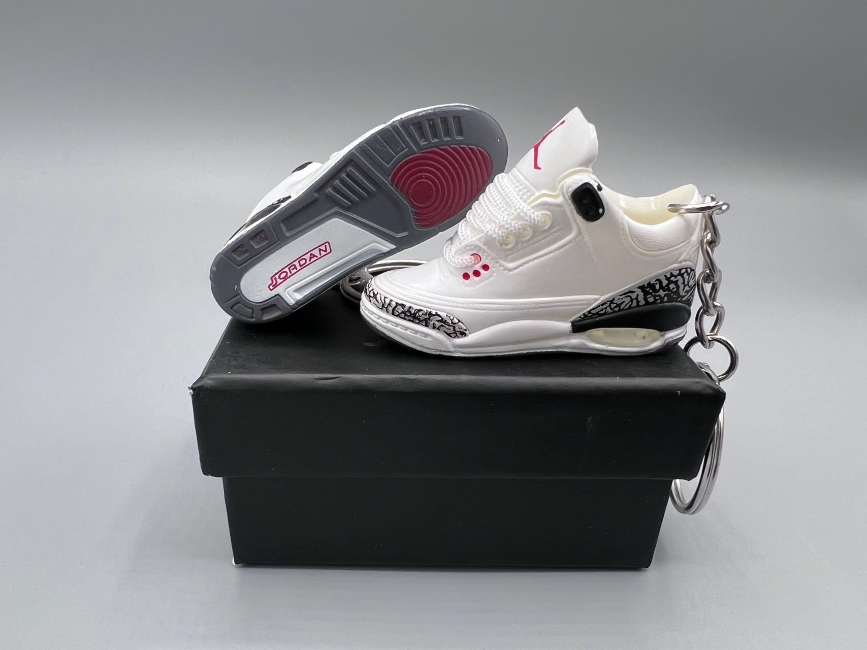 Artist Edition: AJ3 White Cement Toe Sneaker Bricks
