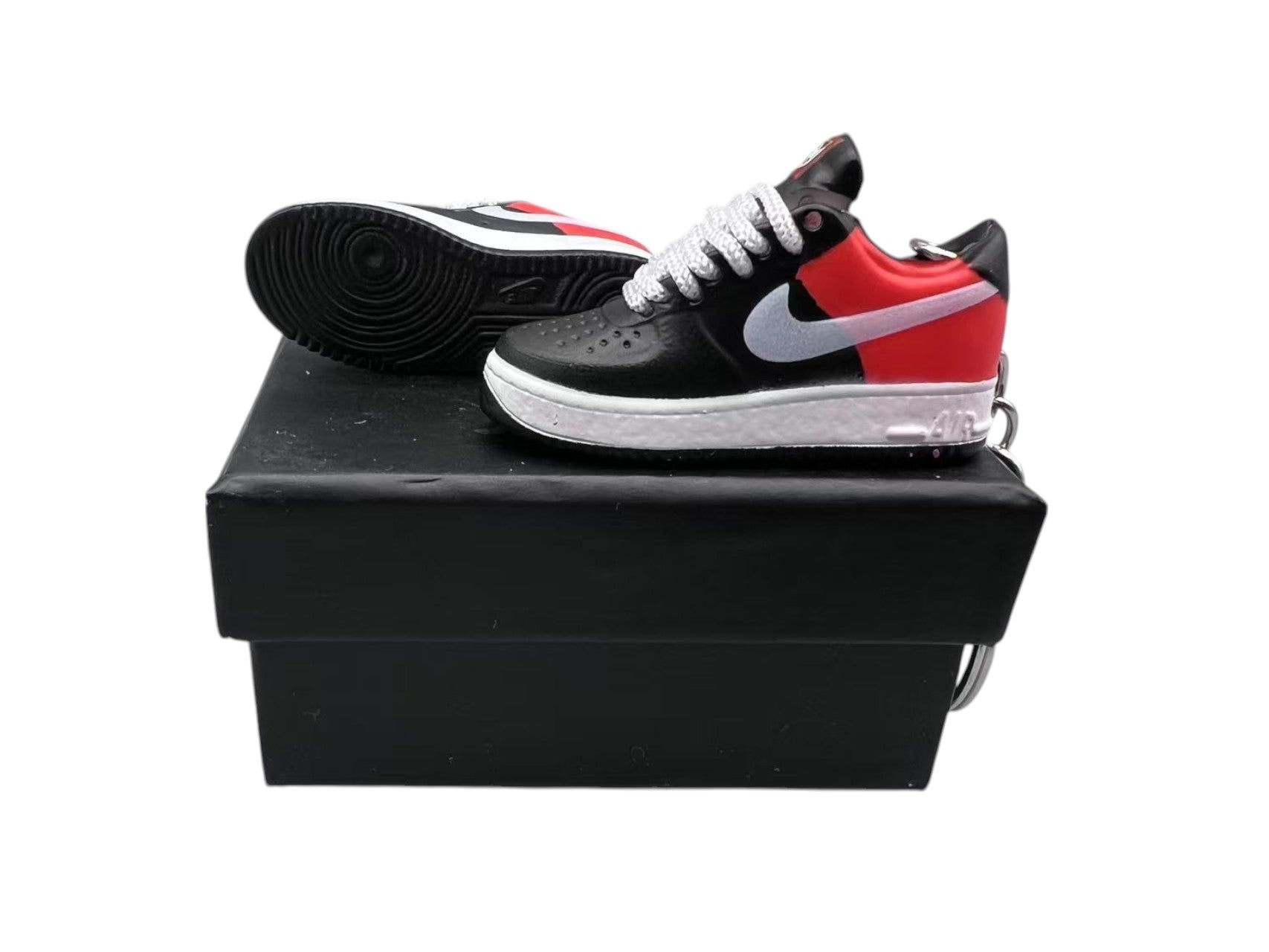【07 'Black Kumquat】Air Force 1 Shoe Keychain image 0
