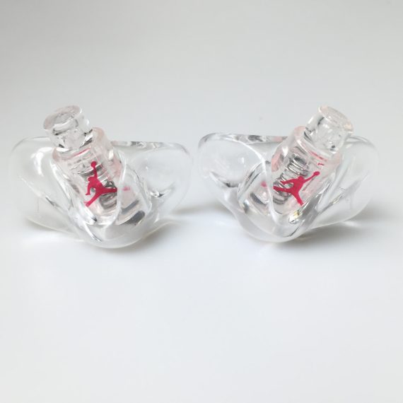 Replacement Jordan Lace Locks (Clear/Red)