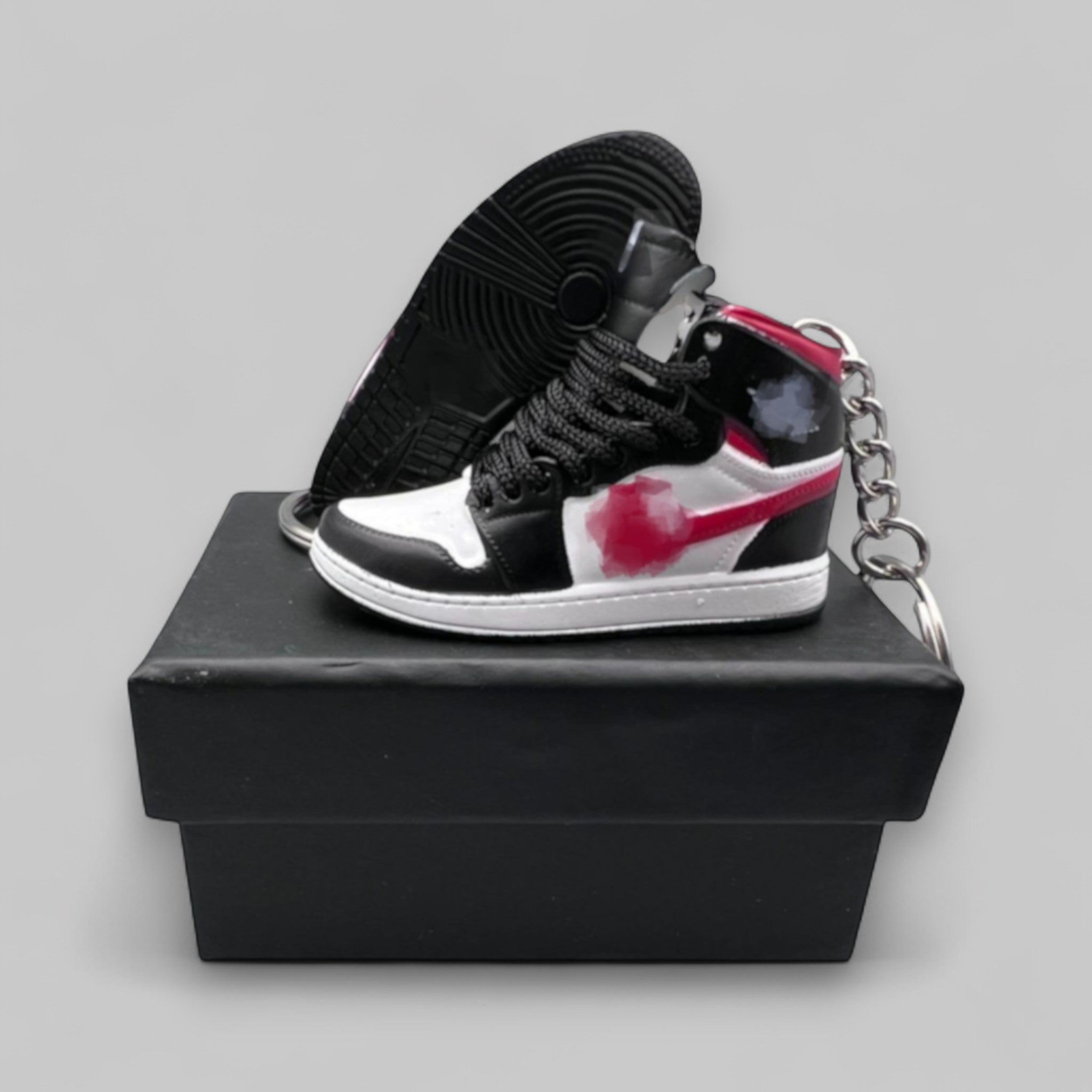 1:6 Scale Mini Sneaker – Doll Wear or Keychain - "Gym Red"