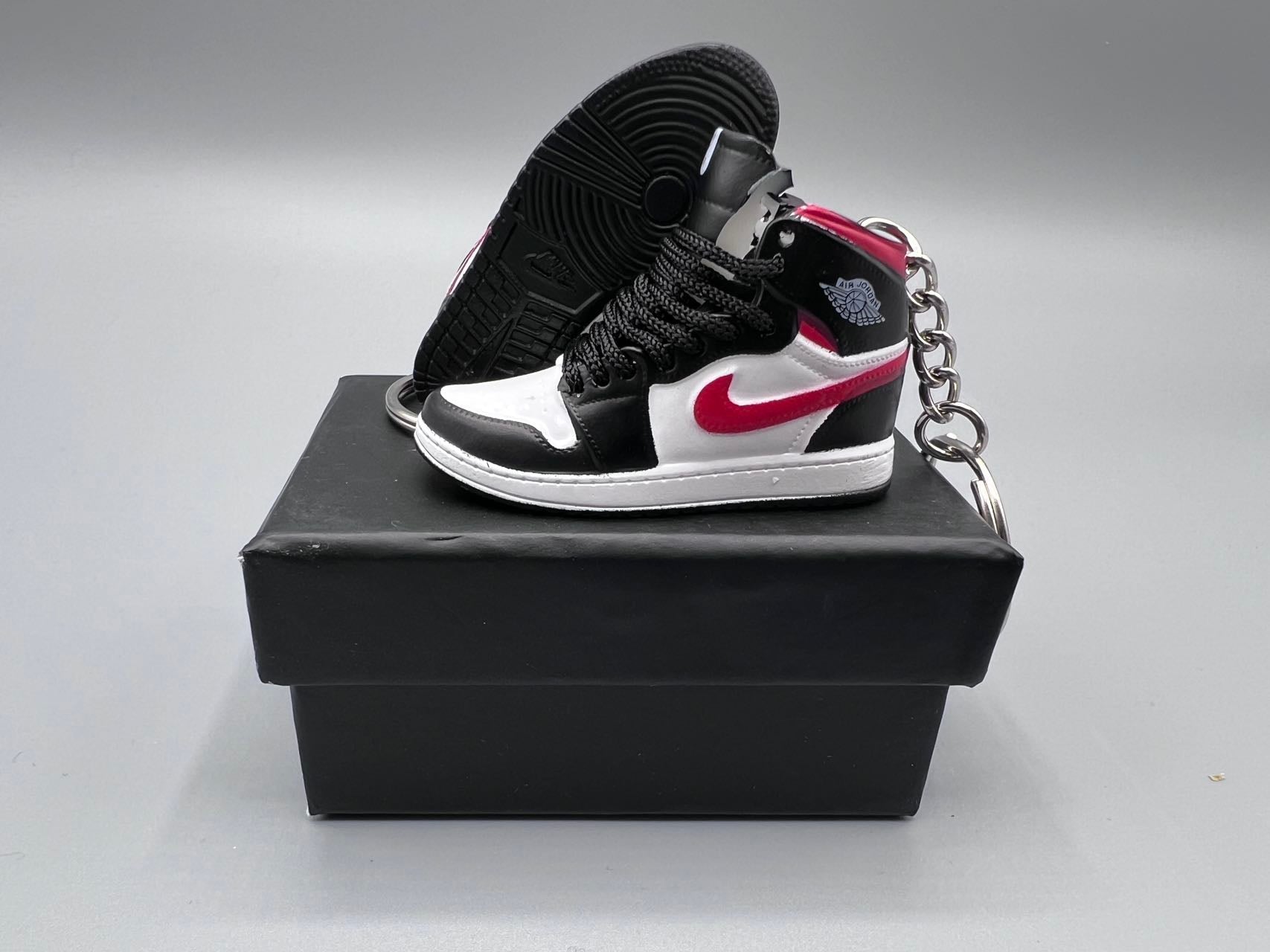 1:6 Scale Mini Sneaker – Doll Wear or Keychain - "Gym Red"