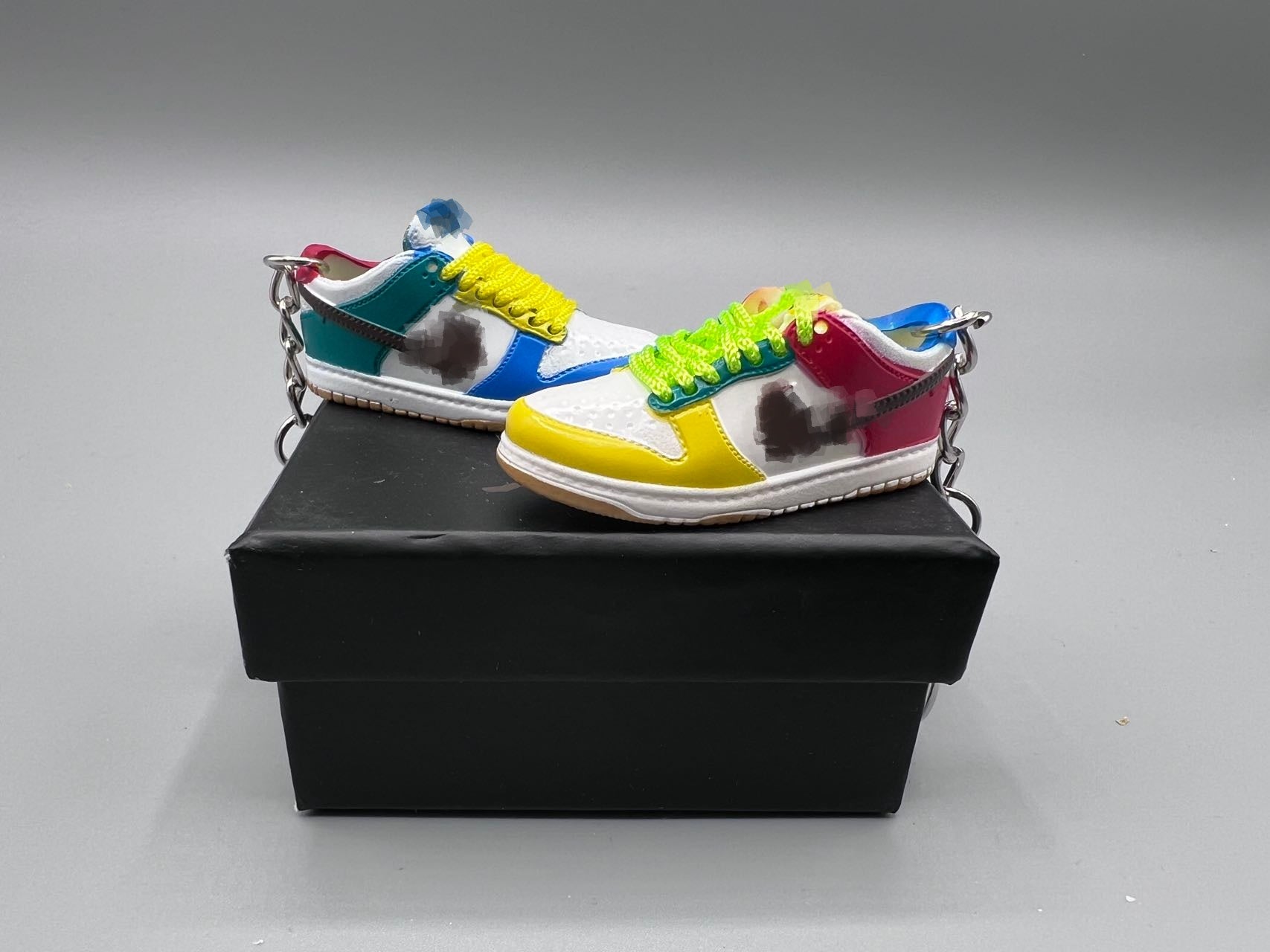 1:6 Scale Mini Sneaker – “Rainbow Tricolor"