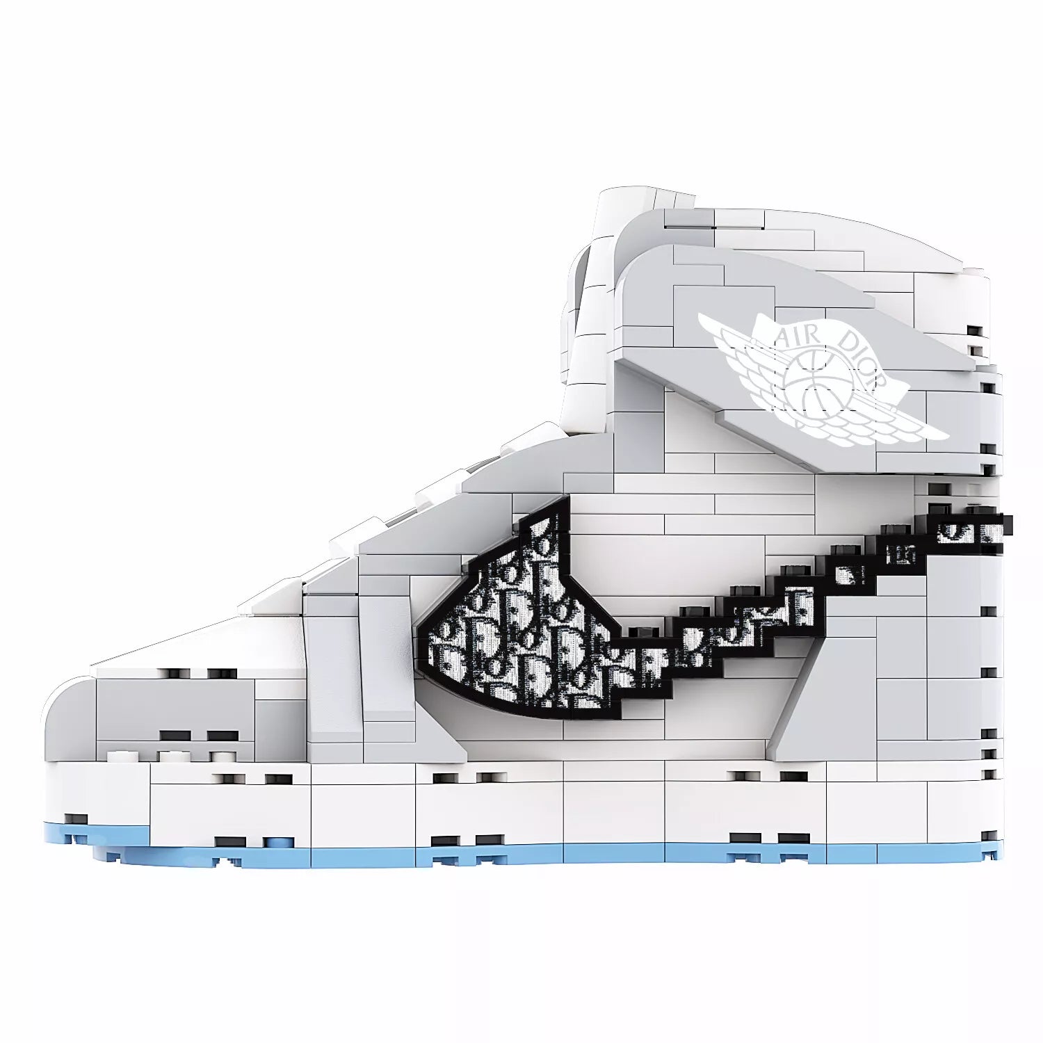 【Air Dior】Air Jordan 1 Bricks/Building Blocks/None Lego But Compatible image 2