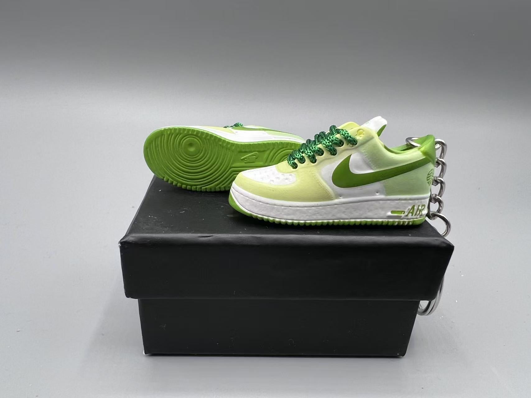 1:6 Scale Mini Sneaker – Doll Wear or Keychain - "Two Toned Sage Green"