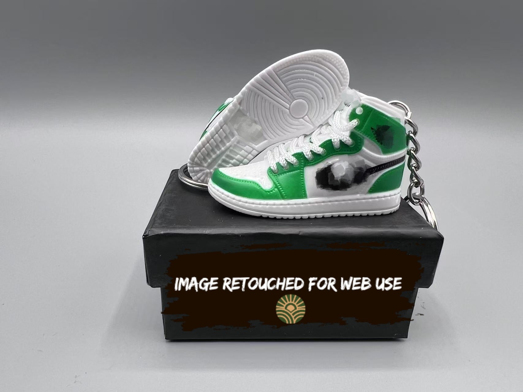 1:6 Scale Mini Sneaker – "Green/White"
