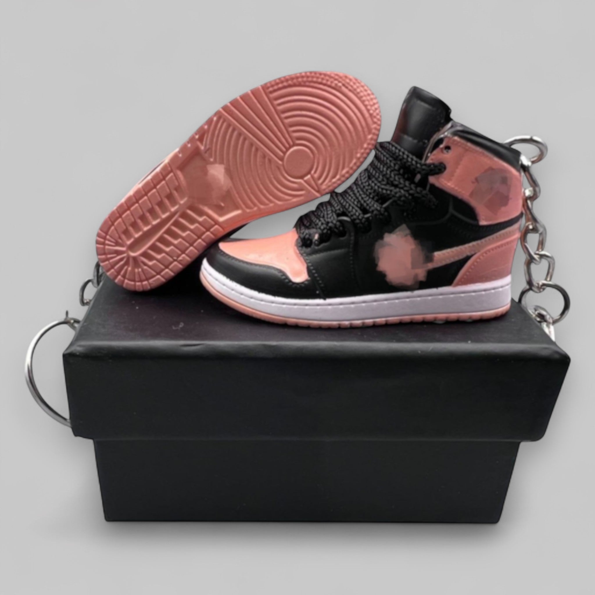 1:6 Scale Mini Sneaker – Doll Wear or Keychain - "Crimson Tint"