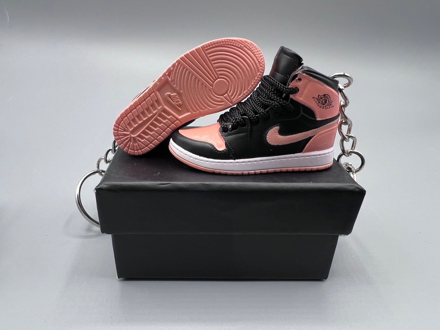 1:6 Scale Mini Sneaker – Doll Wear or Keychain - "Crimson Tint"