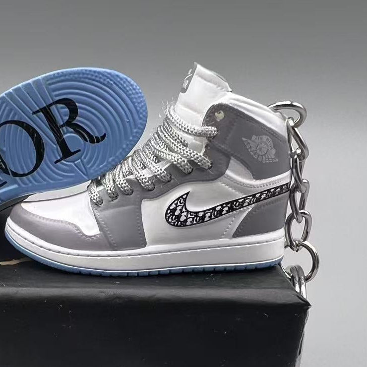 Artist Edition: AJ1 Designer Grey High Top Sneaker Bricks