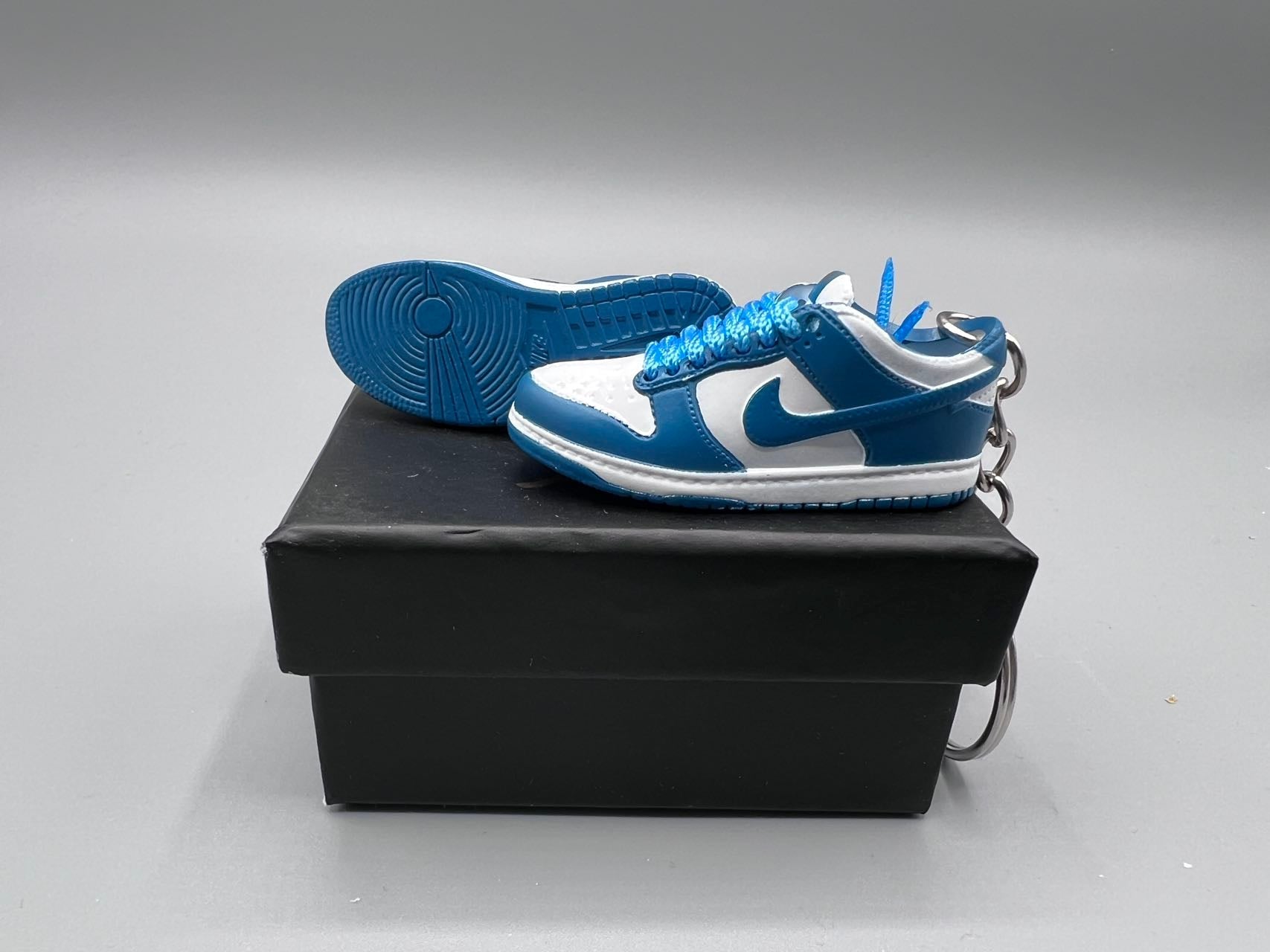 1:6 Scale Mini Sneaker – “Blue/White UNC Colorway"