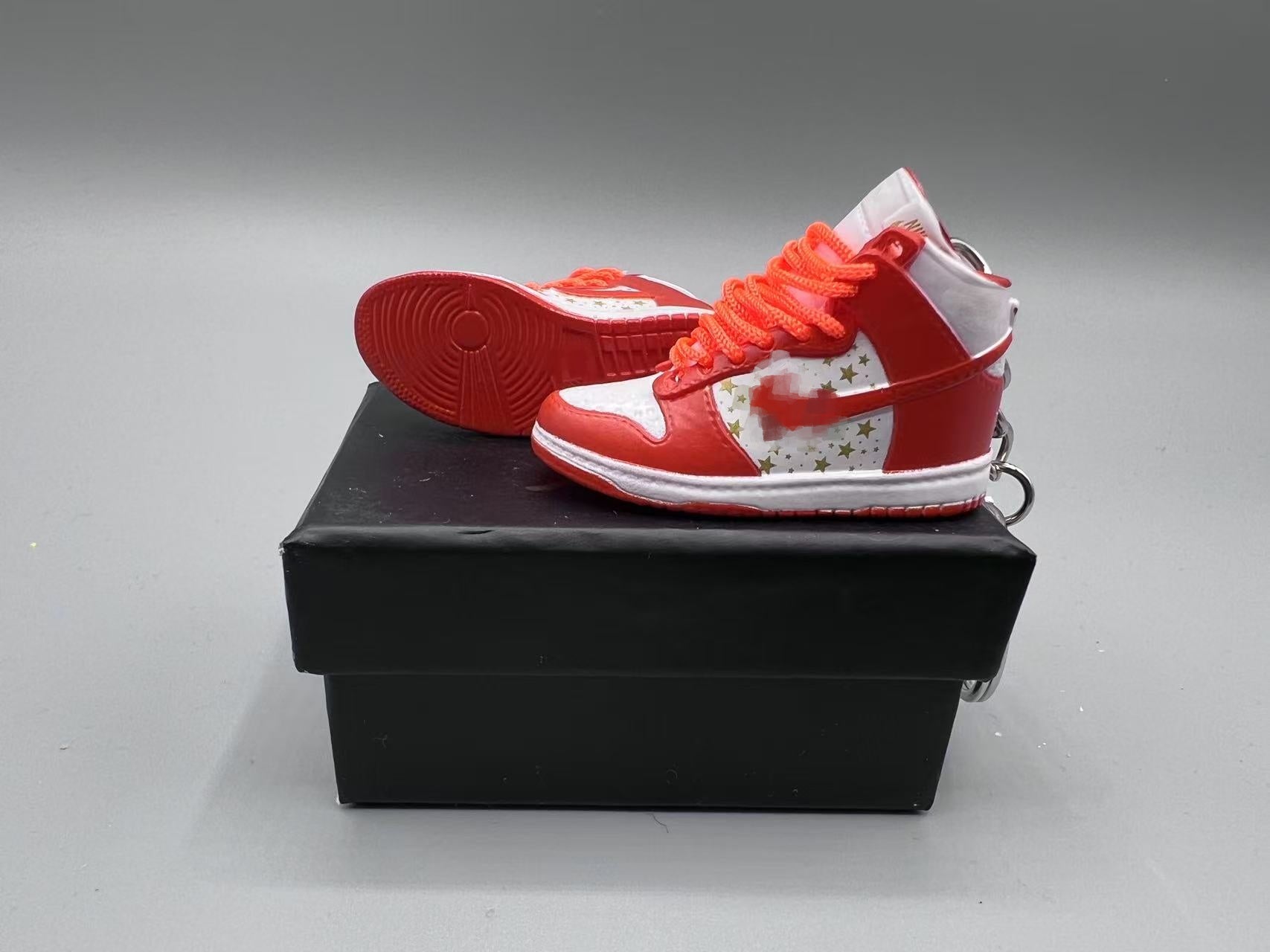 1:6 Scale Mini Sneaker – Doll Wear or Keychain – "Street Culture Orange Tone Edition"