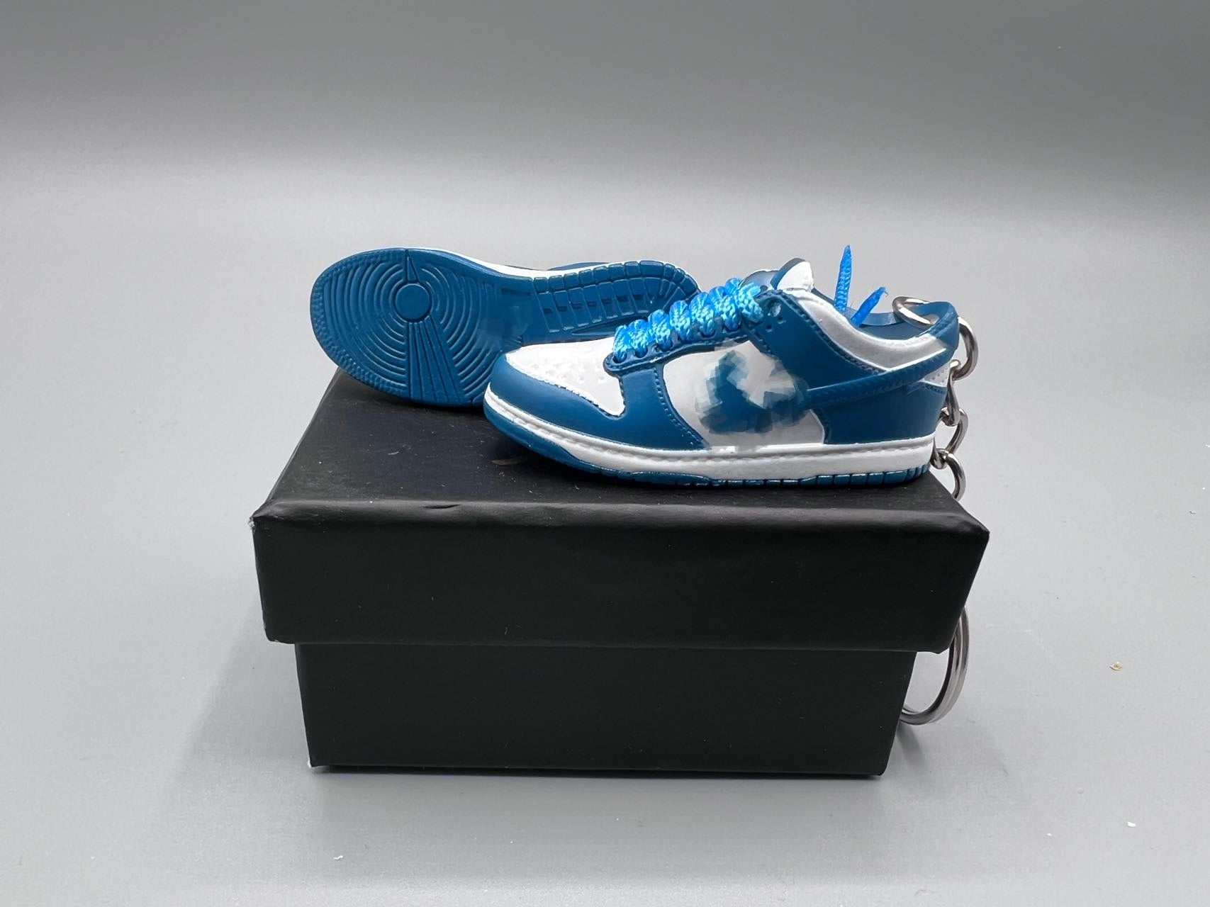 1:6 Scale Mini Sneaker – “Blue/White UNC Colorway"