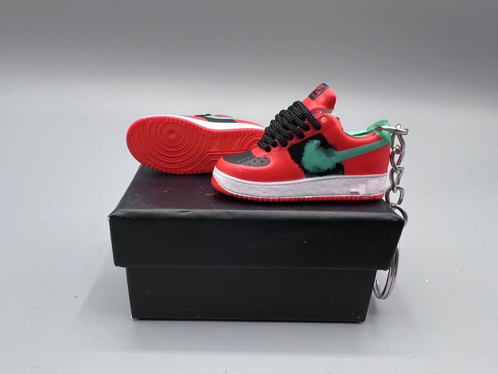 1:6 Scale Mini Sneaker – Doll Wear or Keychain - "Carnival Orange"