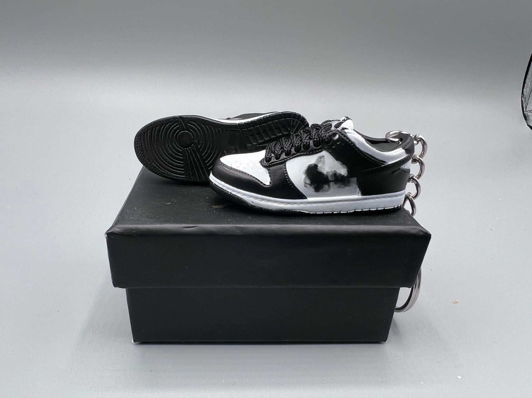 1:6 Scale Mini Sneaker – “Classic Black/White"