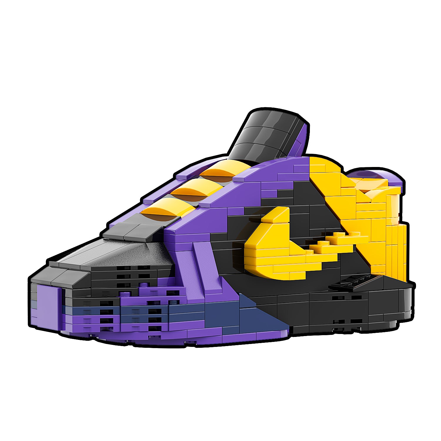 "LAKERS" Inspired Kobe 5 Bricks / Building Blocks Set