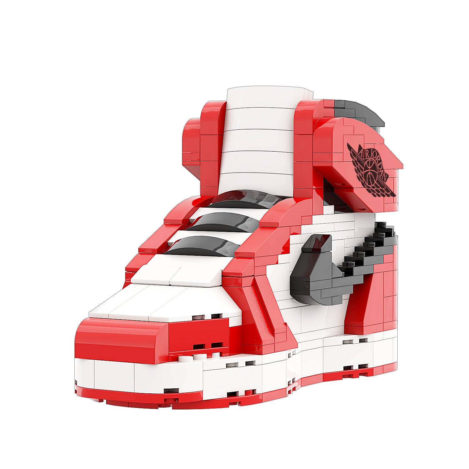 "Chicago" Inspired Air Jordan 1 Bricks / Building Blocks Set