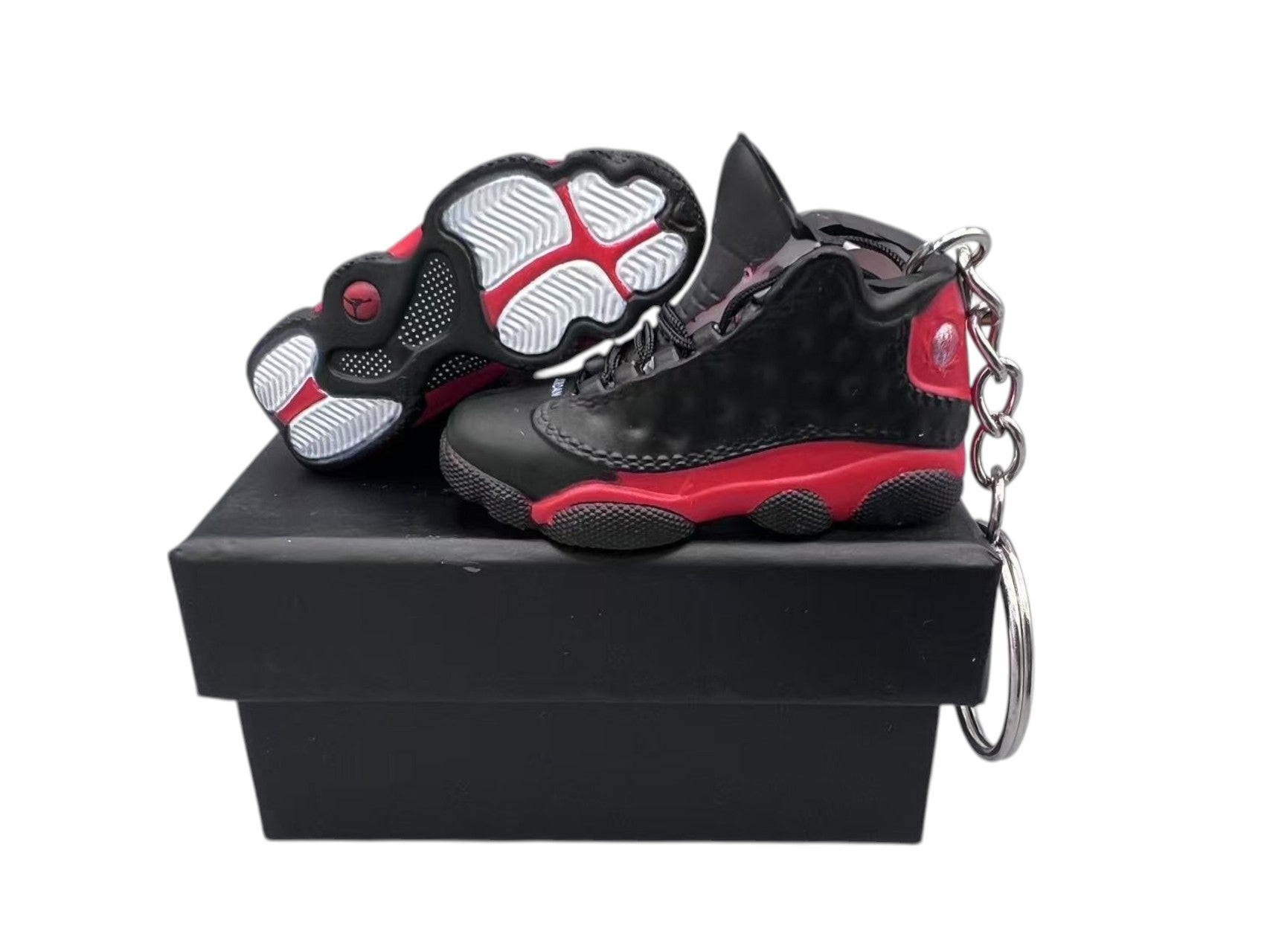【Bred (2017)】Air Jordan 13 Shoe Keychain image 0