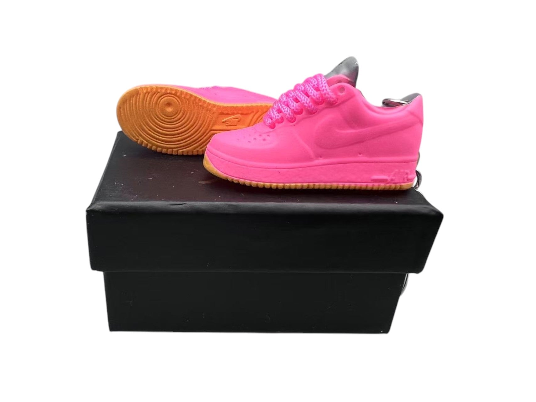 【Experimental Racer Pink】Air Force 1 Shoe Keychain image 0
