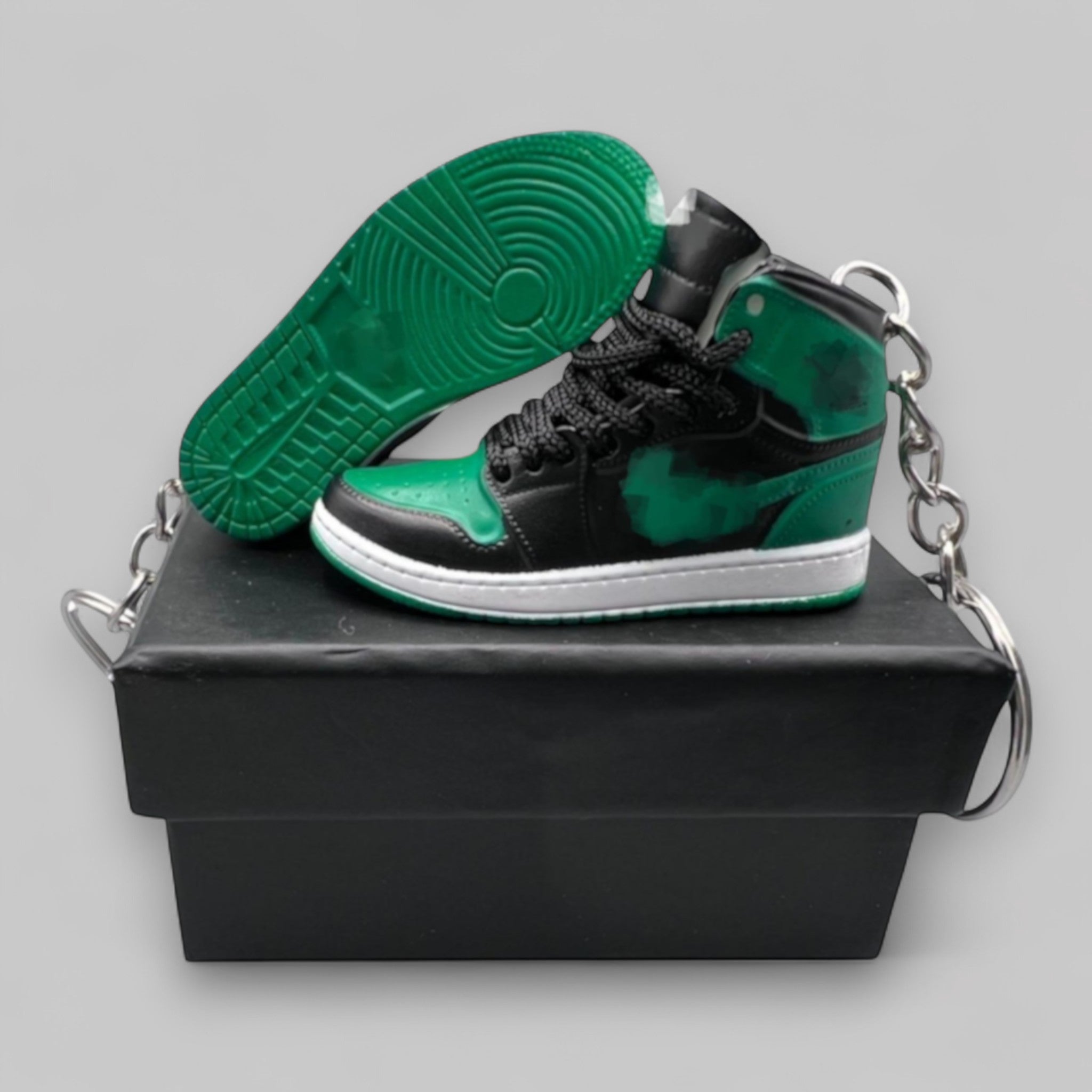 1:6 Scale Mini Sneaker – Doll Wear or Keychain - "Pine Green 2.0"