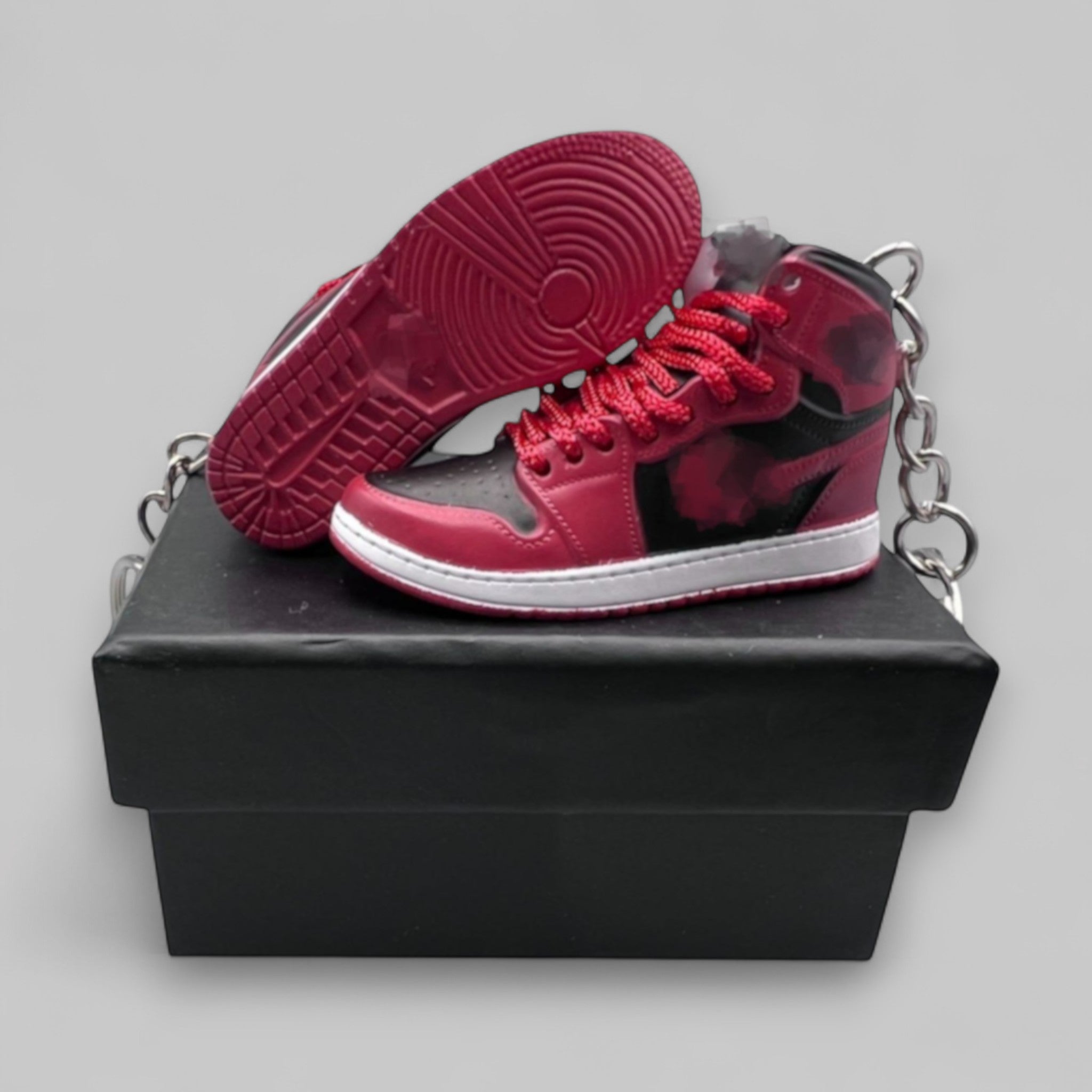 1:6 Scale Mini Sneaker – Doll Wear or Keychain - "85 OG 'Varsity Red"